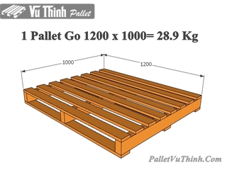 TRỌNG LƯỢNG PALLET GỖ - 1 Pallet Gỗ Nặng Bao Nhiêu Kg ?