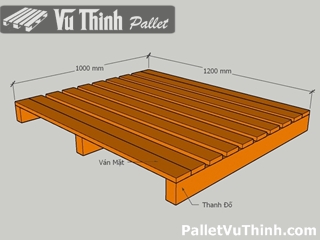 Pallet Gỗ 1 Mặt